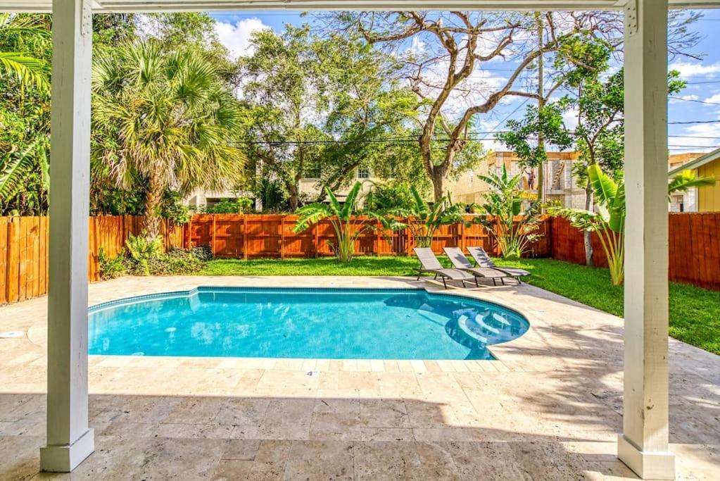 Las Olas Villa With Heated Salt Water Pool Fort Lauderdale Eksteriør bilde